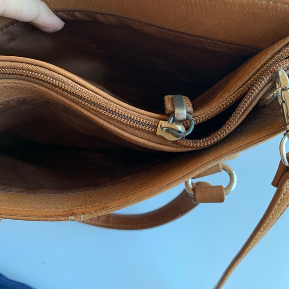 NWOT Fossil brown leather purse removable strap - Picture 4 of 5